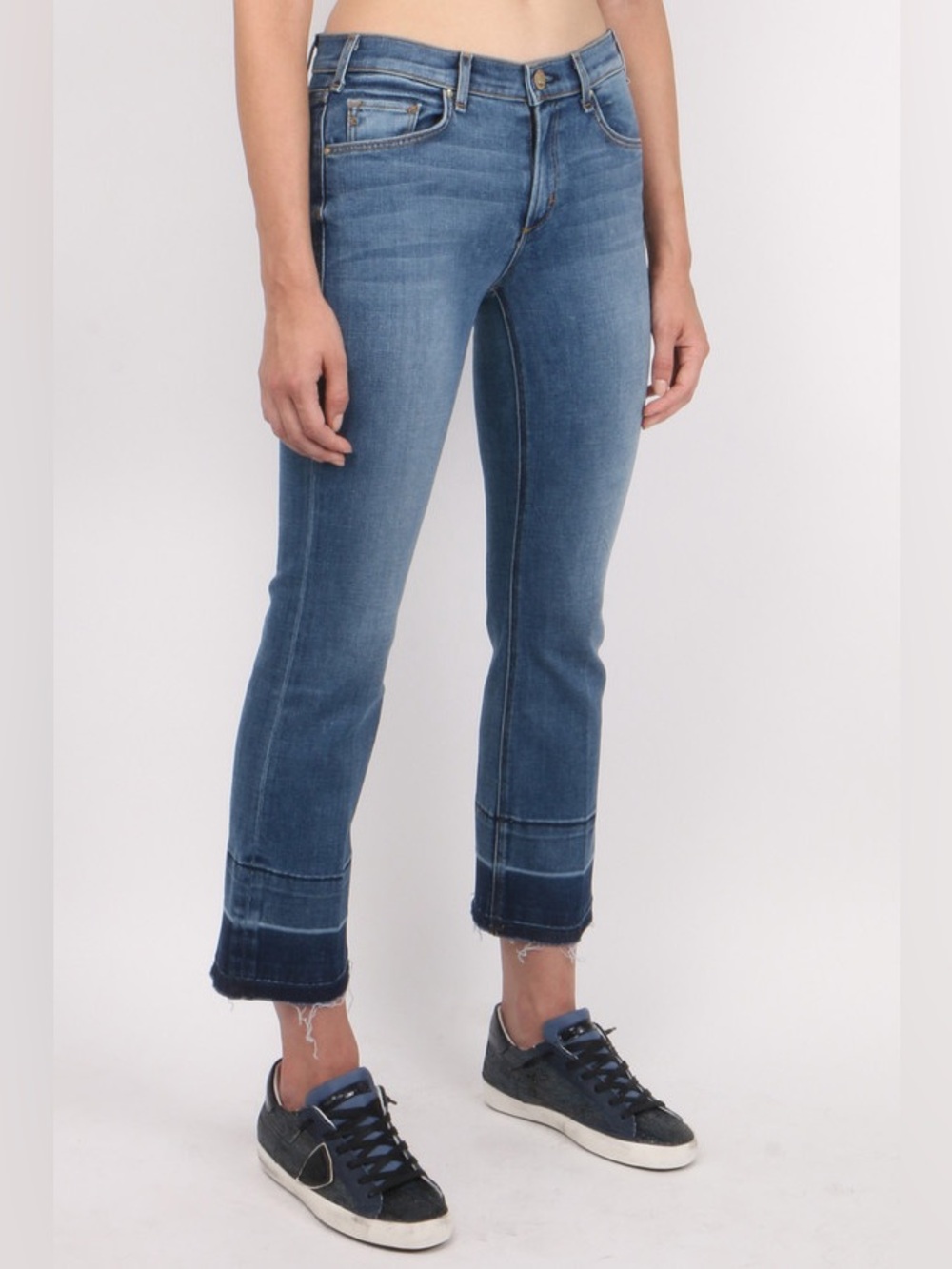 McGuire Denim Gainsbourg Mid-Rise Cropped Jean Released Hem Look NWT  Size 30